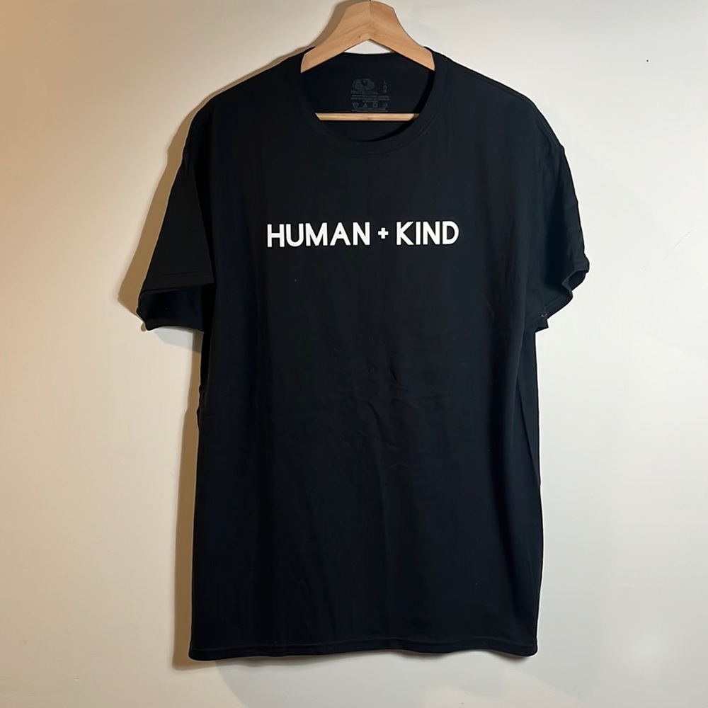 Black HUMAN+KIND Crewneck Short Sleeve T-Shirt